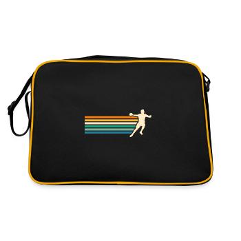 Joueurs de handball Handball - Sac Retro - noir/or - Dos