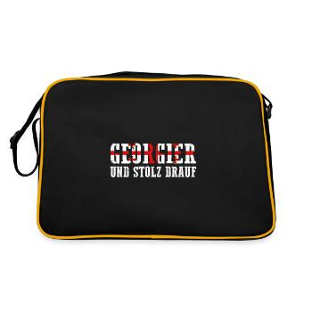 Géorgie géorgienne - Sac Retro - noir/or - Dos
