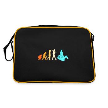 Jiu Jitsu Self Defense - Retro Bag - black/gold - Back