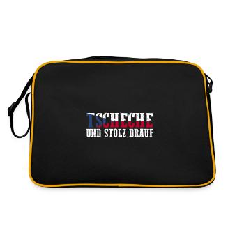 Tchèques République tchèque - Sac Retro - noir/or - Dos
