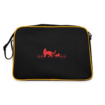 Sauvetage des animaux Droits des animaux Refuge pour animaux de sauvetage des animaux - Sac Retro - noir/or - Dos