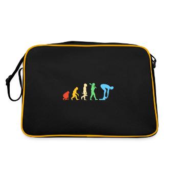 Swimming Swimmers Swimming Pool Swimming Instructors - Retro Bag - black/gold - Back