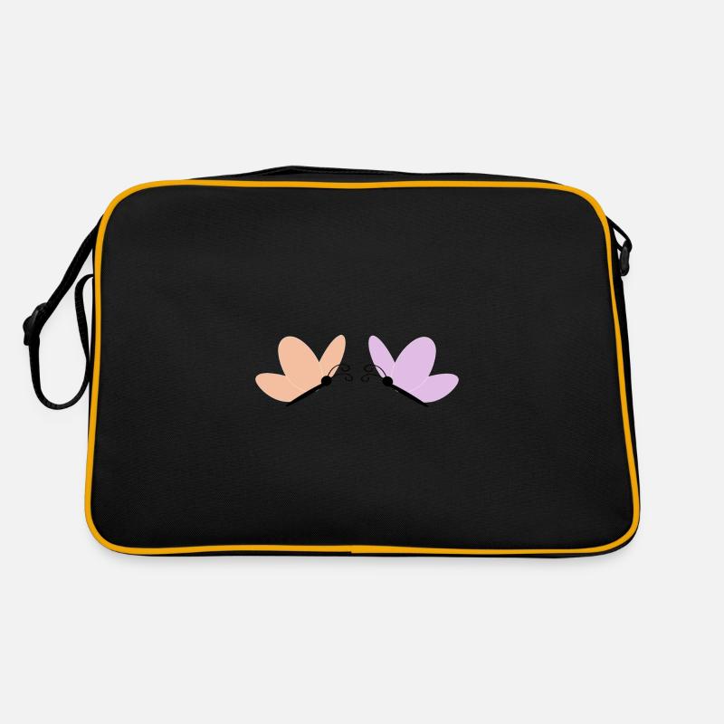 Muttertags Geschenk Mutter Muttertag Geschenkidee  - Retro Tasche - Schwarz/Gold