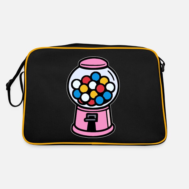 Machine à chewing-gum rétro rose Sac Retro