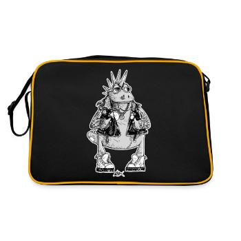 Casimir was a punk - Sac Retro - noir/or - Dos