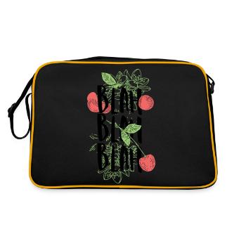 Bla, bla, bla - Sac Retro - noir/or - Dos