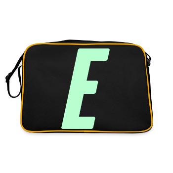 E - Retro Bag - black/gold - Back