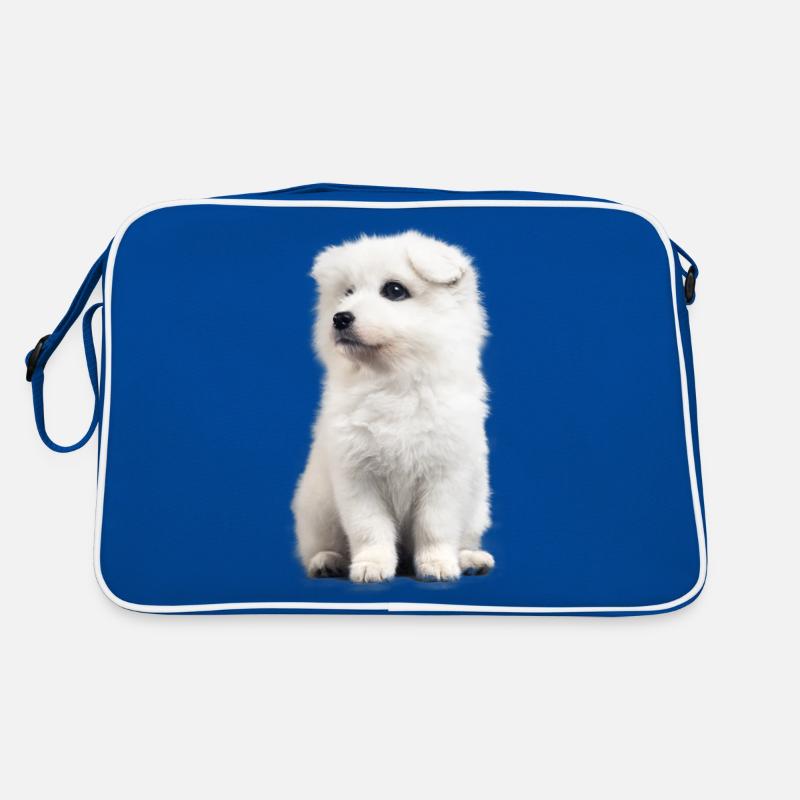 Amusement de chien samoyed Sac Retro