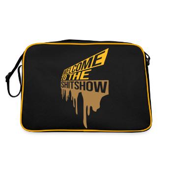 Drops Bienvenue Shitshow - Sac Retro - noir/or - Dos
