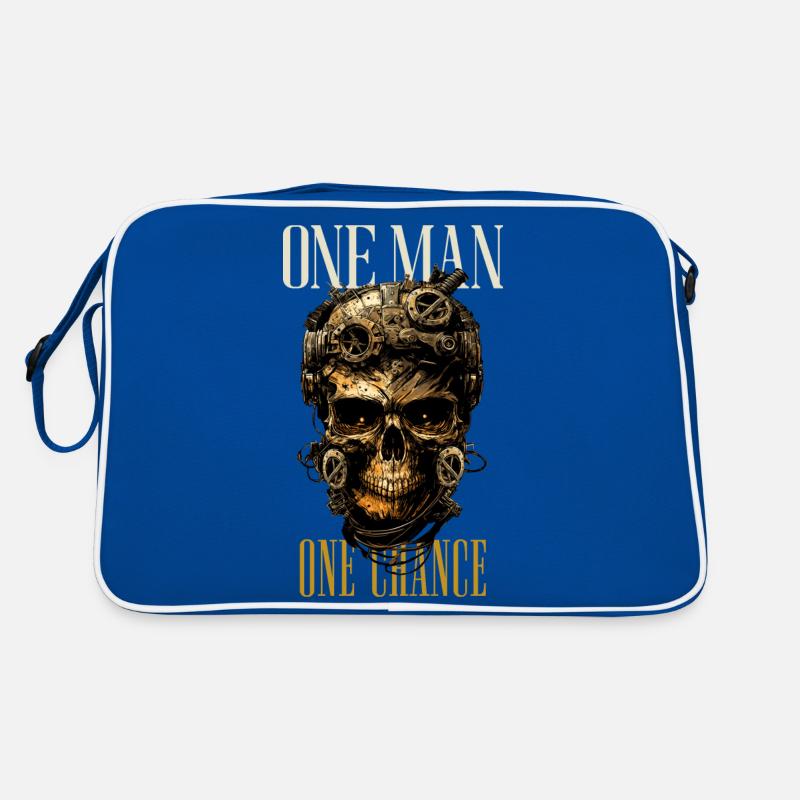 One Man One Chance dark Retro Bag