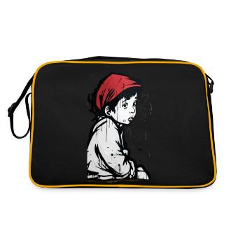 Rémi street art - Sac Retro - noir/or - Dos