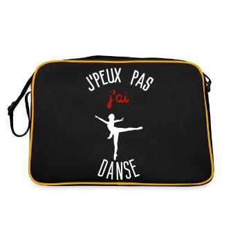 J peux pas j ai danse - Sac Retro - noir/or - Dos