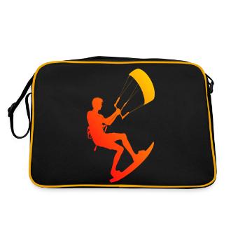 Cerf-volant Cerf-volant homme Kitesurf femme Kitesurf - Sac Retro - noir/or - Dos