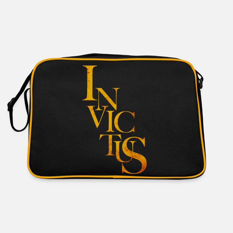 INVICTUS - Sac Retro - noir/or