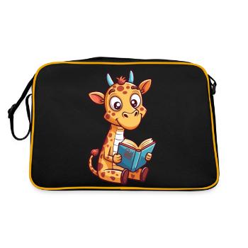 BOOKS, READ MORE - Retro Bag - black/gold - Back