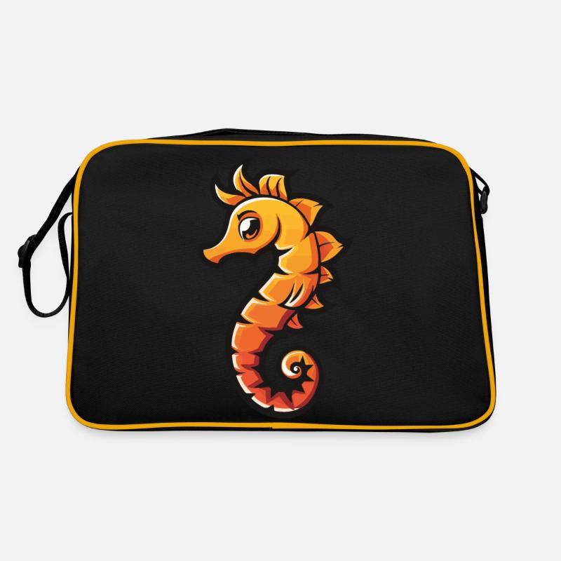 seepferd seepferdchen Retro Tasche