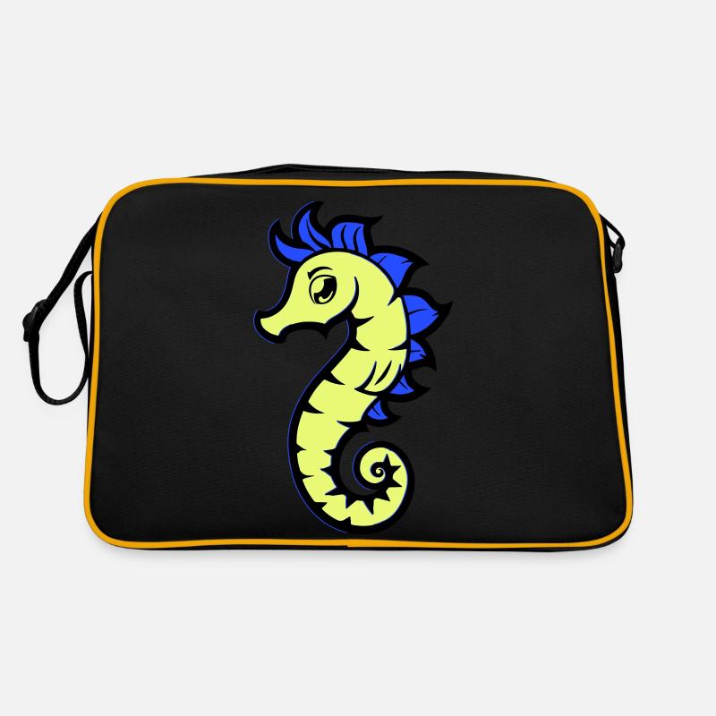 seepferd seepferdchen comic Retro Tasche