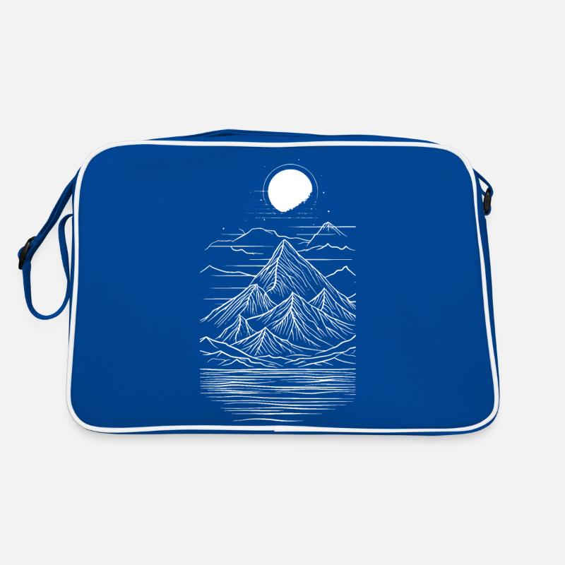 Linear Mountains Retro Bag