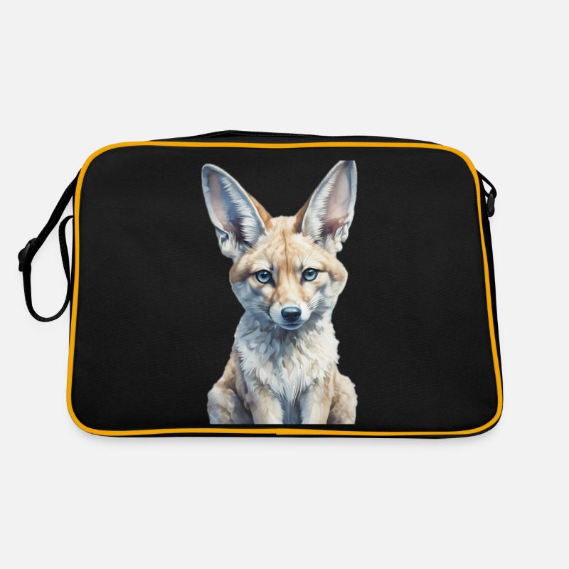 Fennec Renard - Sac Retro - noir/or