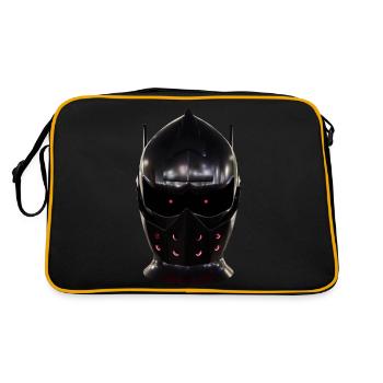 Cyber Warrior Helmet - Retro Bag - black/gold - Back