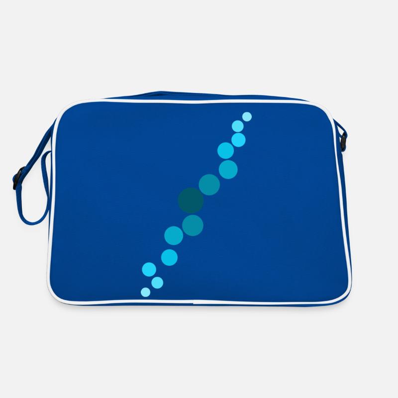 Blue bubbles Retro Bag