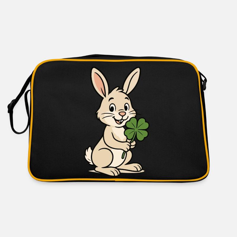 Rabbit Clover Retro Bag