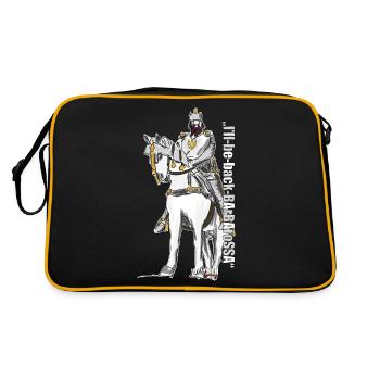 Barbarossa: "I'll be back" - Retro Bag - black/gold - Back