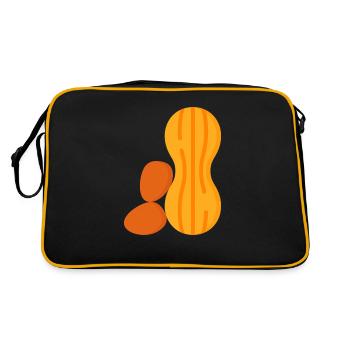 Cacahuètes - Sac Retro - noir/or - Dos
