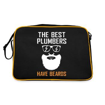 Plombier - Sac Retro - noir/or - Dos