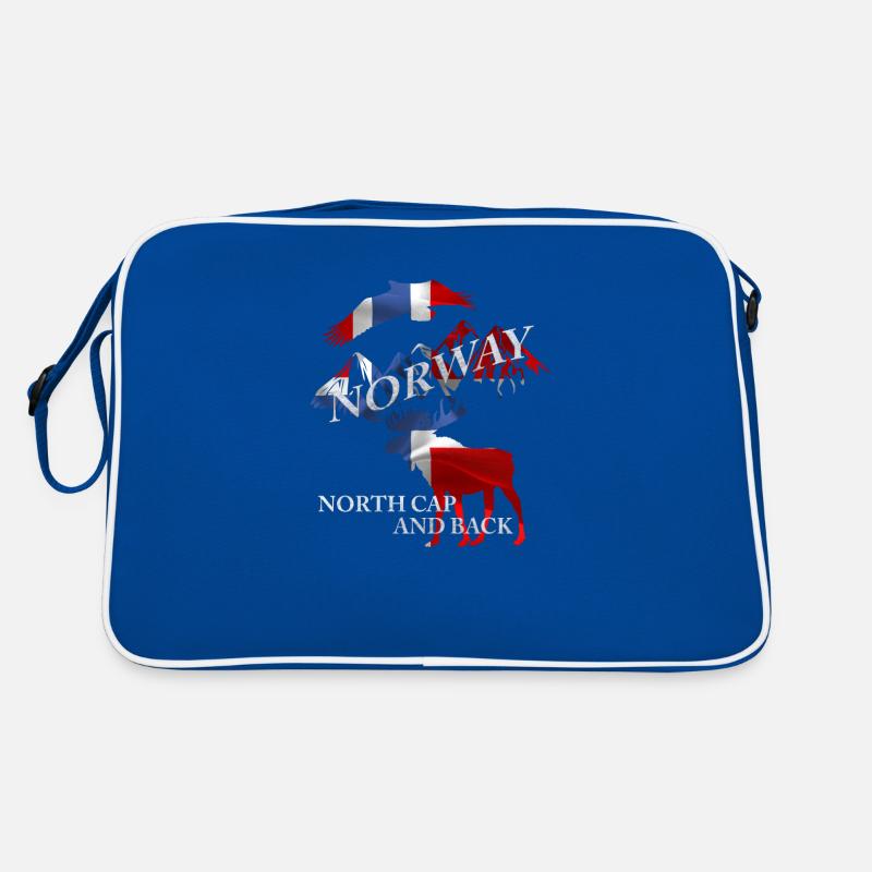 Norway North Cape and back moose mountains eagle nature Retro Bag