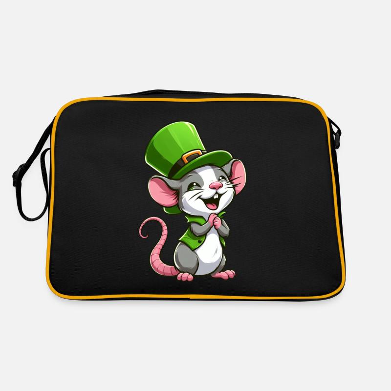 Rat mignon de la Saint-Patrick Sac Retro