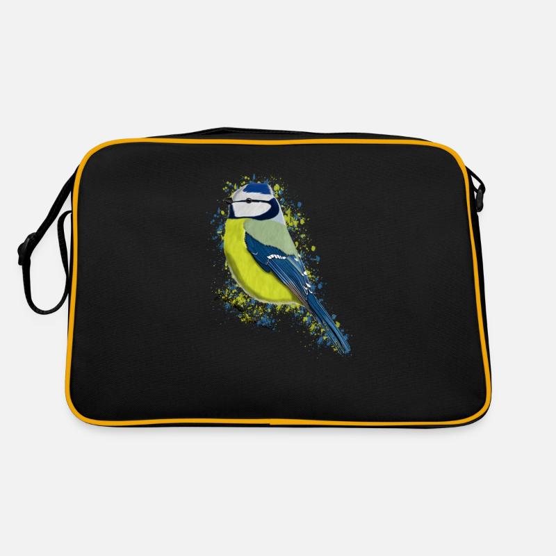 Blue Bird Bird Lover Birdwatcher Retro Bag
