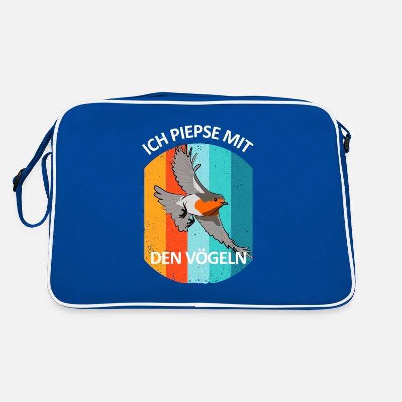 Vogelbeobachtung Vögel Beobachten Birding Vogel Retro Tasche