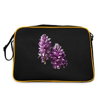 The orchid is a native orchid - Retro Bag - black/gold - Back