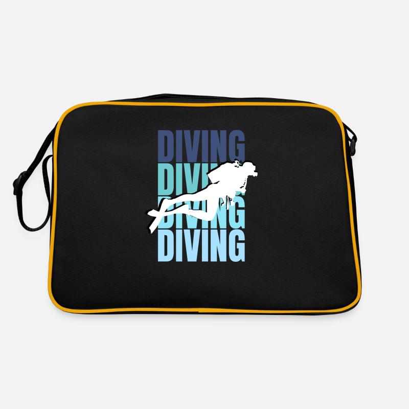 Diving Passion: Explore the Deep Blue Retro Bag