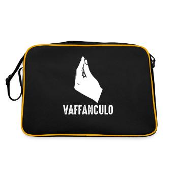 Italy Italian Vaffanculo - Retro Bag - black/gold - Back