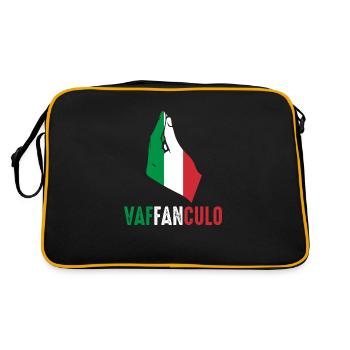 Italy Italian Vaffanculo - Retro Bag - black/gold - Back