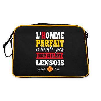 Lens Lensois supporter Football Lens - Sac Retro - noir/or - Dos