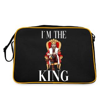 Je suis le roi - Sac Retro - noir/or - Dos