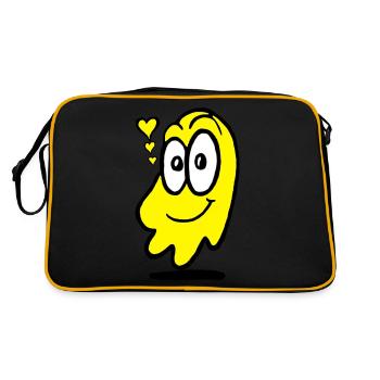 Amour Fantôme Jaune - Sac Retro - noir/or - Dos