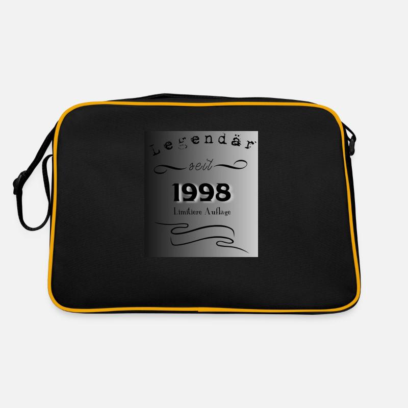 Legendär - Retro Tasche - Schwarz/Gold