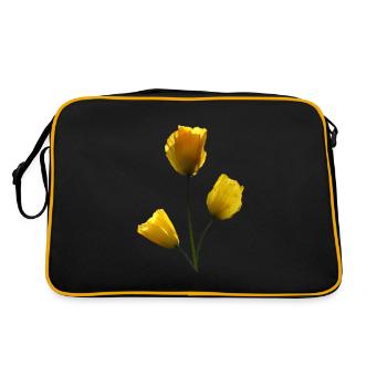 Coquelicots jaunes - Sac Retro - noir/or - Dos