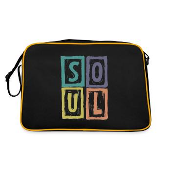 Soul - Retro Bag - black/gold - Back