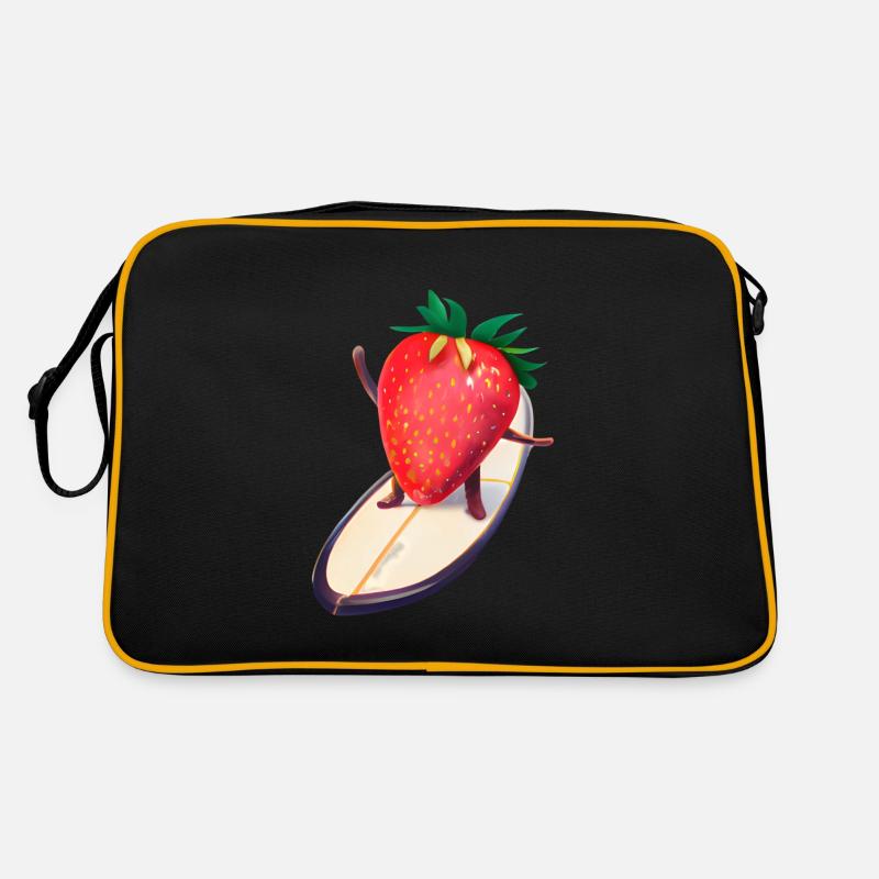 Fraise sur planche de surf Sac Retro