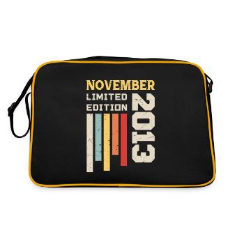 Novembre 2013 Cadeau Anniversaire - Novembre 2013 - Sac Retro - noir/or - Dos
