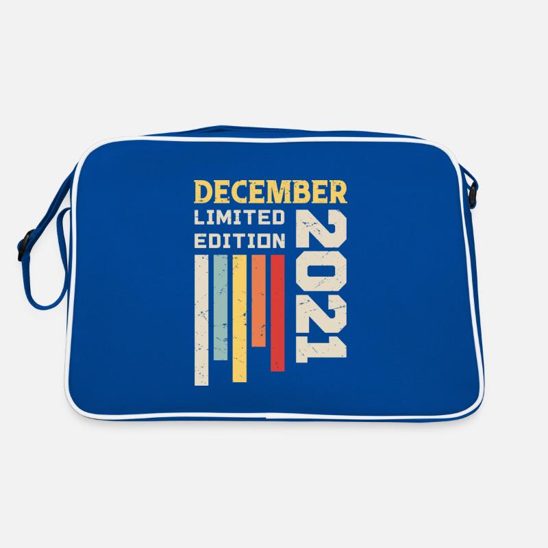 Dezember 2021 - Dezember 2021 Geburtstagsgeschenk Retro Tasche