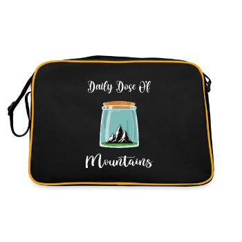 Mountain hiking servus alpin mountaineering mountains - Retro Bag - black/gold - Back