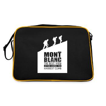 Mountaineer Mont Blanc Mountain Sport Mountaineering - Retro Bag - black/gold - Back