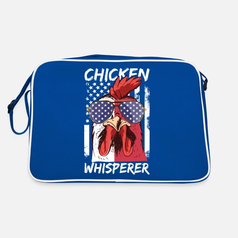 Hühnerflüsterer Chicken Whisperer Retro Tasche