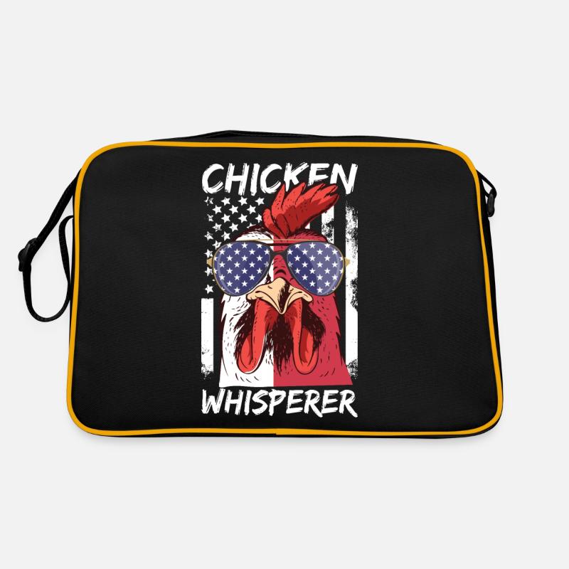 Hühnerflüsterer Chuchoteur de poulet Sac Retro